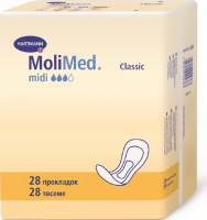 Прокладки урологические для женщин Molimed Classic Midi 28 шт/уп. купить в #REGION_NAME_DECLINE_PP#