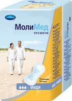 Прокладки урологические Molimed premium midi № 14 купить в #REGION_NAME_DECLINE_PP#