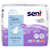 Прокладки урологические Seni Lady normal 10 шт/уп. купить в #REGION_NAME_DECLINE_PP#