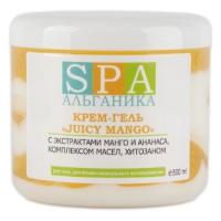 АЛЬГАНИКА. Крем-гель для тела «Juicy Mango» 500мл. с экстрактами манго и ананаса, комплексом масел, хитозаном купить в #REGION_NAME_DECLINE_PP#