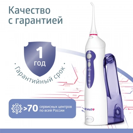 Ирригатор полости рта B.Well WI-911 с увеличенной емкостью 330 мл купить в Новосибирске